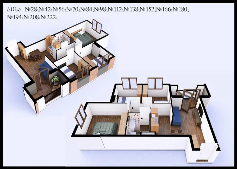 4 room apartment for sale in isani