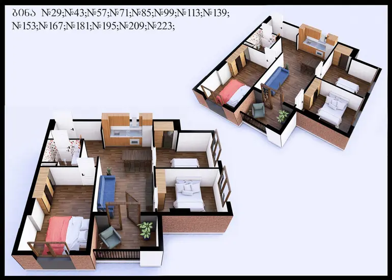 4 room apartment for sale in isani