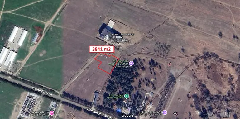 Agricultural plot for sale in lisi lake