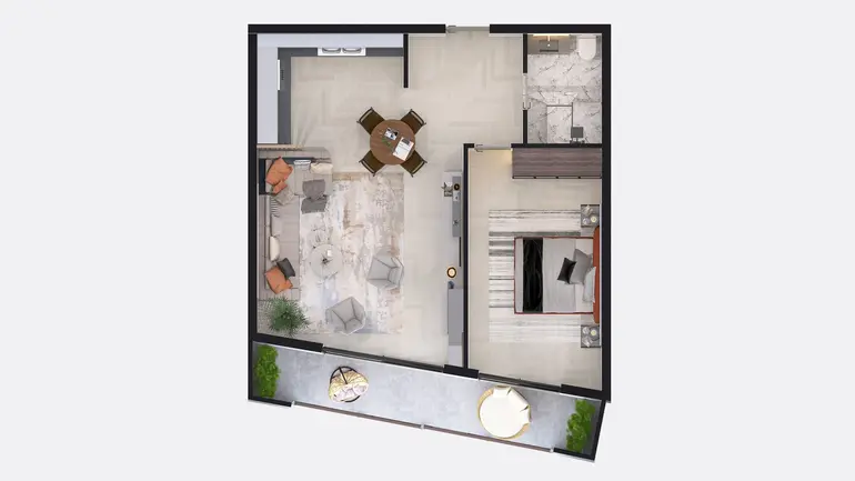 2 room apartment for sale in saburtalo