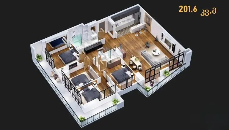 5 room apartment for sale in tbilisi