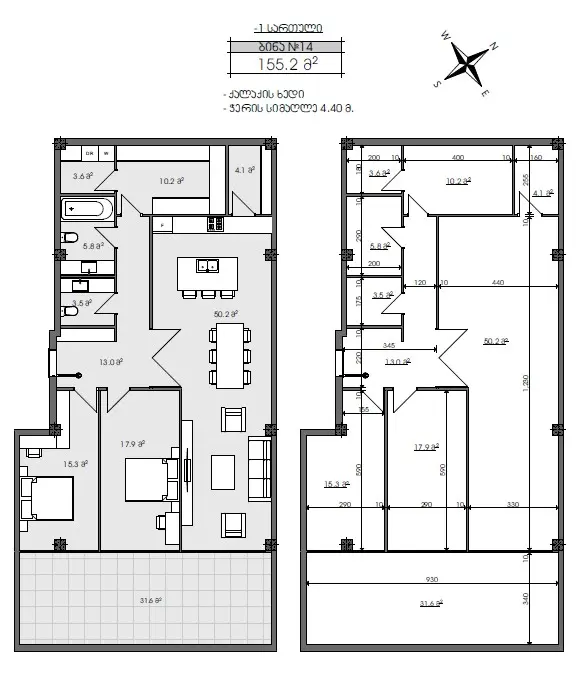 4 room apartment for sale in lisi lake