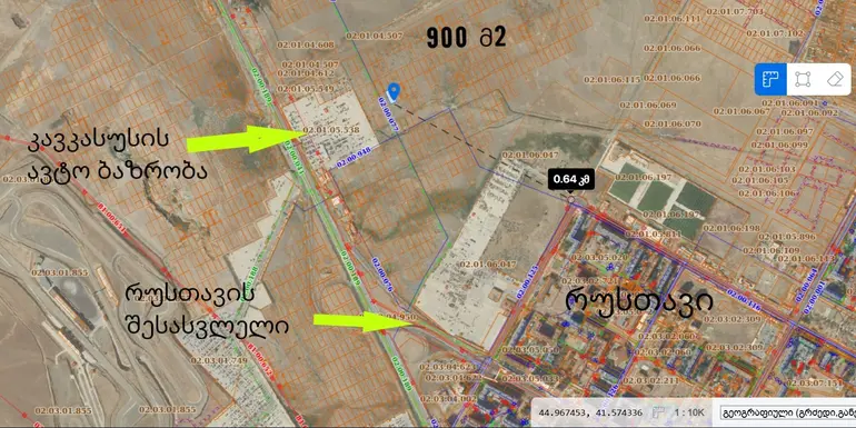 Agricultural plot for sale in rustavi