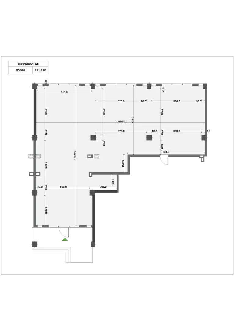 Universal commercial area for sale in saburtalo