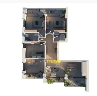 5 room apartment for sale in saburtalo