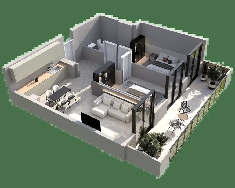 3 room apartment for sale in didi digomi