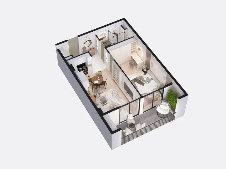 2 room apartment for sale in vashlijvari