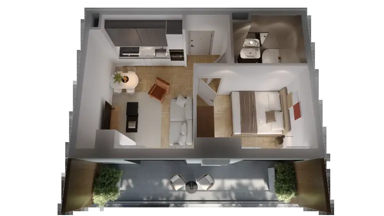 2 room apartment for sale in nutsubidze plateau