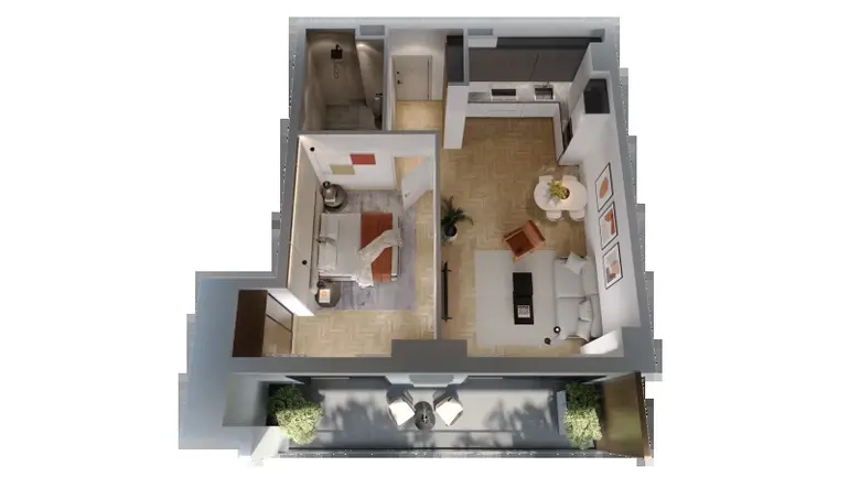 2 room apartment for sale in nutsubidze plateau