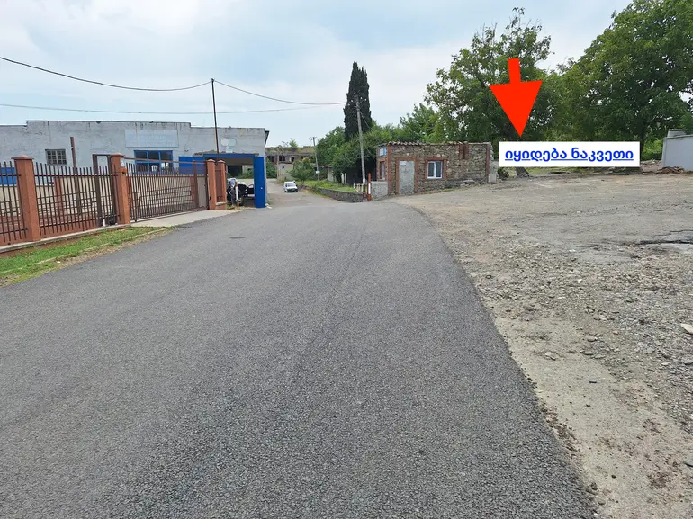 Non-agricultural plot for sale in telavi