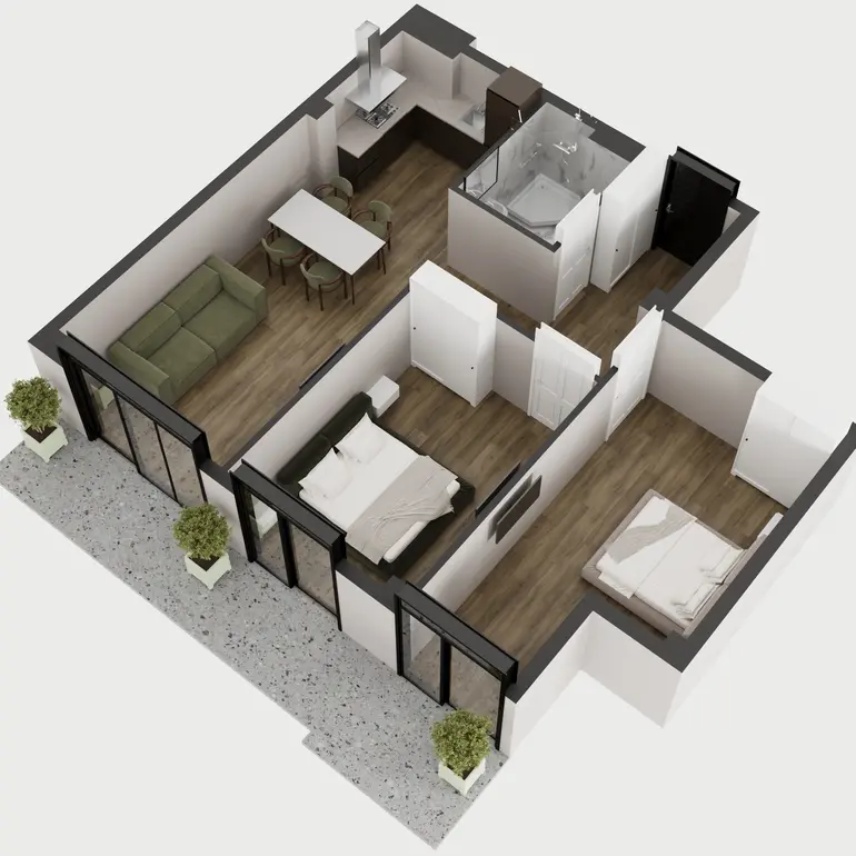 3 room apartment for sale in ortachala