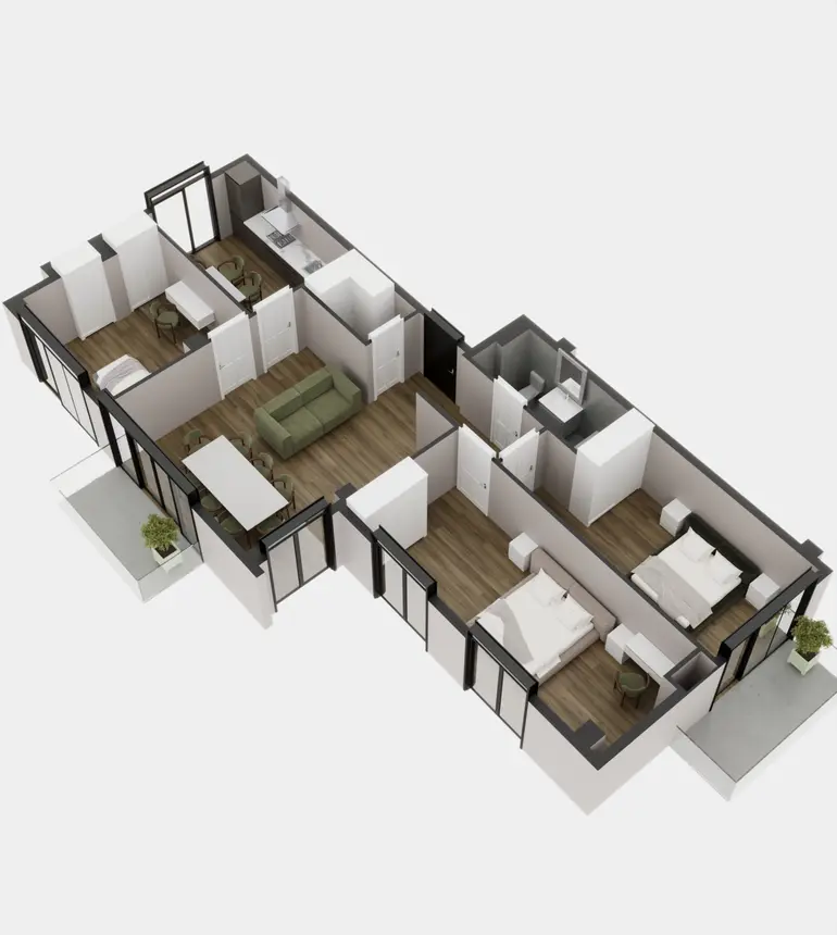 5 room apartment for sale in ortachala