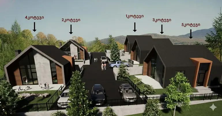 5 room private house for sale in bakuriani