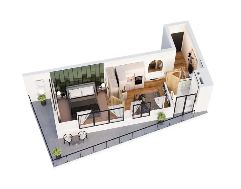 2 room apartment for sale in didube