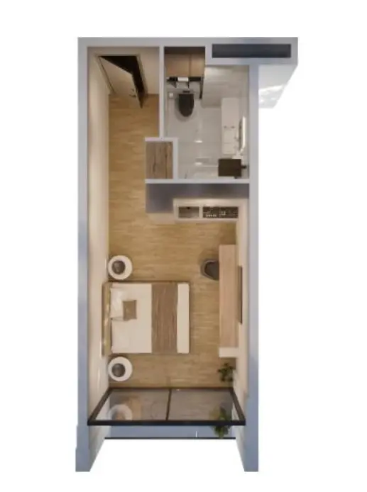 1 room apartment for sale in krtsanisi