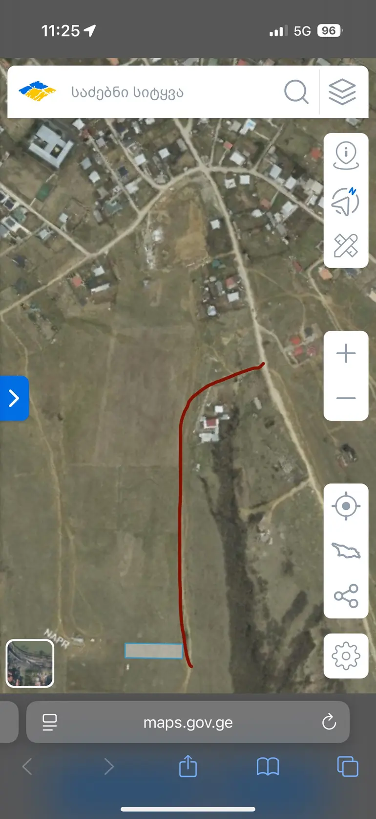 Agricultural plot for sale in tabakhmela