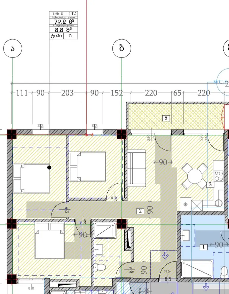 4 room apartment for sale in didi digomi